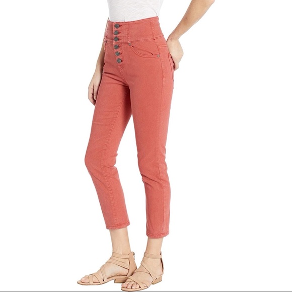 Joie high waist skinny button fly pants - Picture 3 of 7
